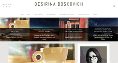 Desktop Screenshot of desirinaboskovich.com
