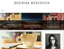 Tablet Screenshot of desirinaboskovich.com